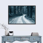 Sandy Forest Road at Dusk Wall Art