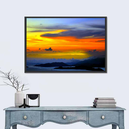 Tranquil Ocean Dusk Wall Art