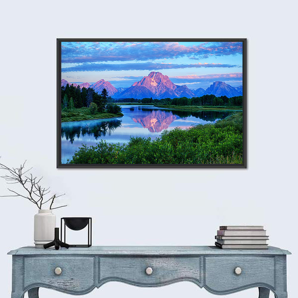 Oxbow Bend Dawn Reflection Wall Art