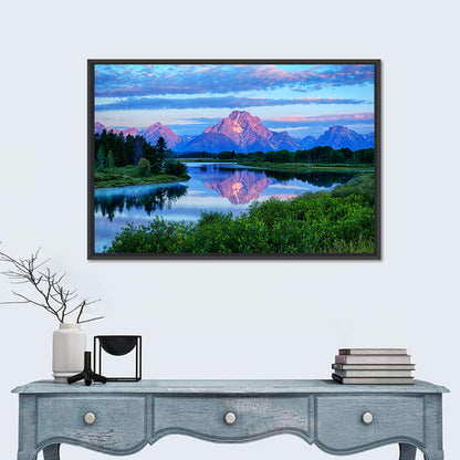 Oxbow Bend Dawn Reflection Wall Art