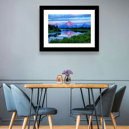 Oxbow Bend Dawn Reflection Wall Art