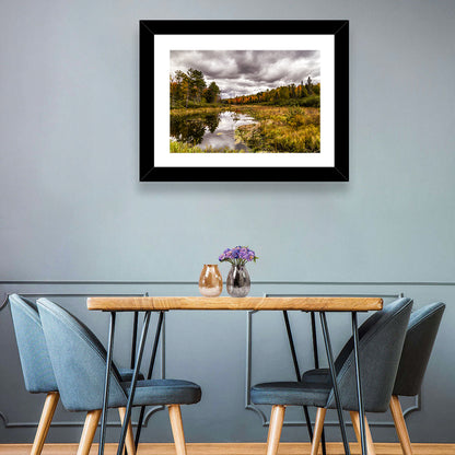 Michigan Autumn Marsh Wall Art