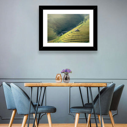 Golden Rice Terraces Wall Art