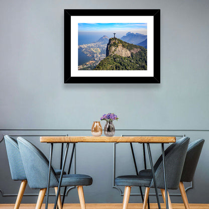Rio De Janeiro Skyline with Christ the Redeemer Wall Art