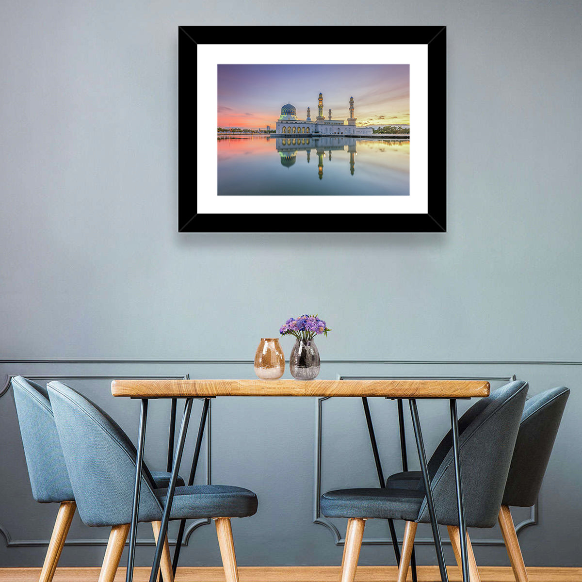 Kota Kinabalu City Mosque at Sunrise Wall Art