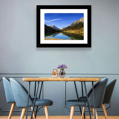 Lake Sils Morning Reflection Wall Art