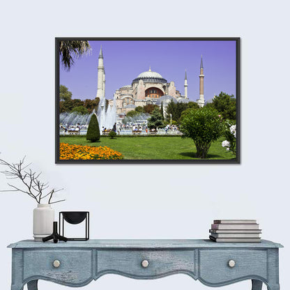 Hagia Sophia Fountain Gardens Istanbul Wall Art
