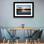 Lake Palestine Pier at Sunset Wall Art