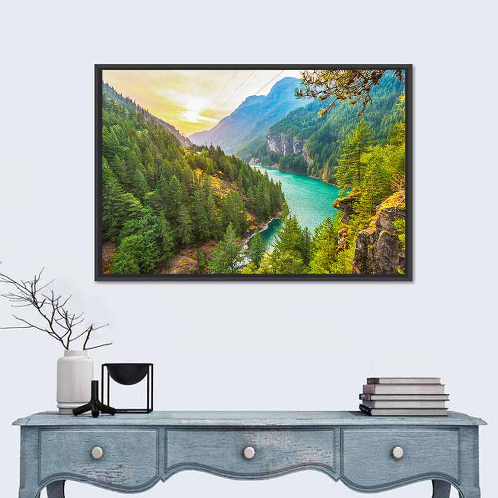 Diablo Lake Sunrise Wall Art
