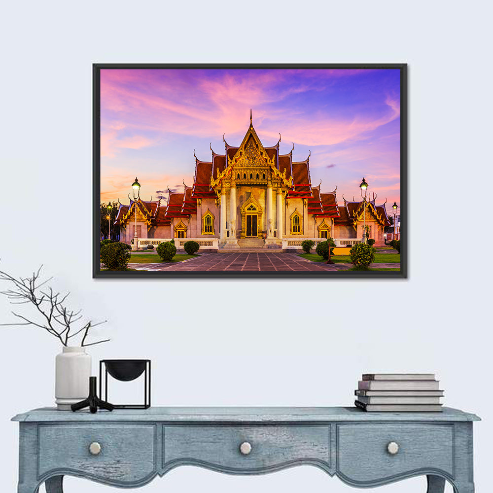 Wat Benchamabophit at Dusk Wall Art