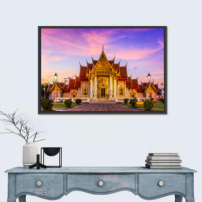 Wat Benchamabophit at Dusk Wall Art
