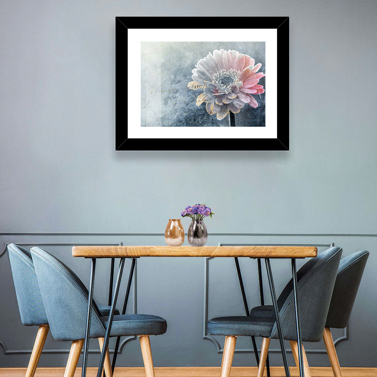 Winter Flower Painting Wall Art