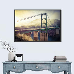 Bridge Over Lake Oroville Wall Art