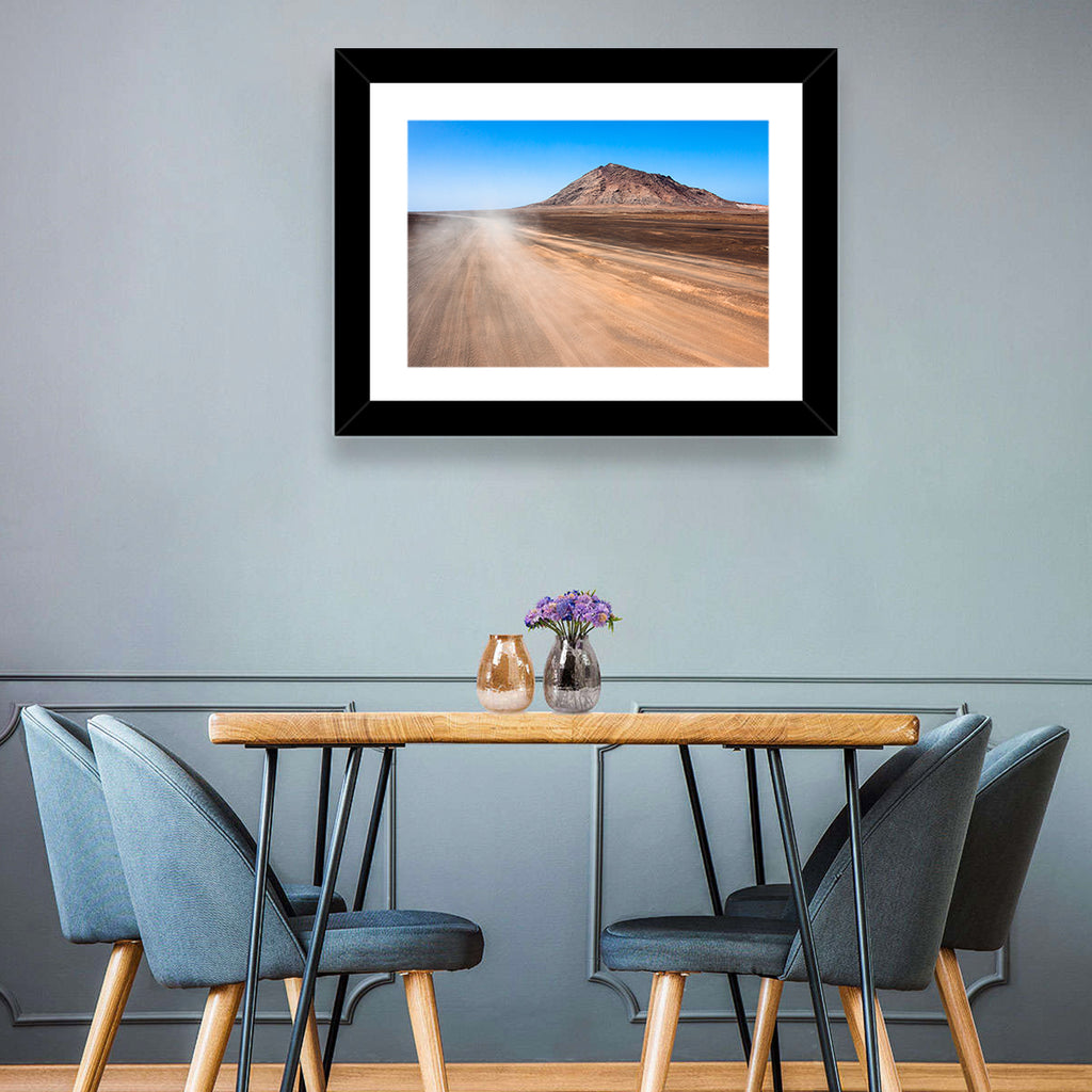 Cabo Verde Crater Road Wall Art