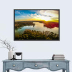 Lake Wylie Golden Sunset Wall Art