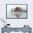 Autumn Morning at Crystal Lake Wall Art