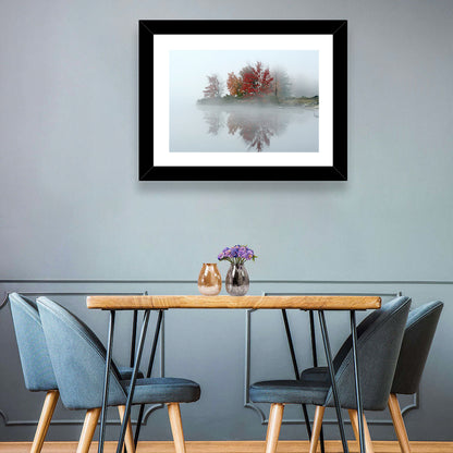 Autumn Morning at Crystal Lake Wall Art