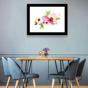 Floral Petals Watercolor Wall Art