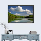 Plitvice Forest Lake Scene Wall Art