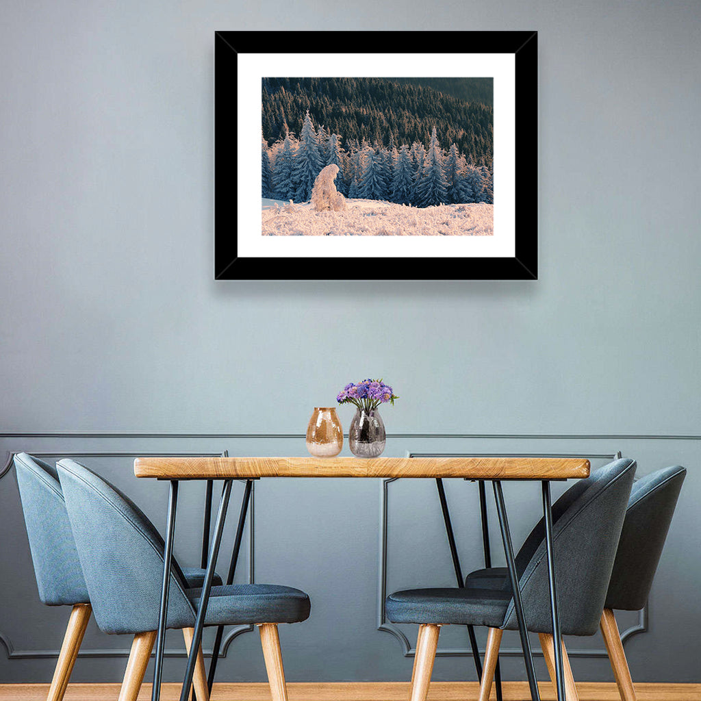 Carpathian Forest at Golden Hour Wall Art