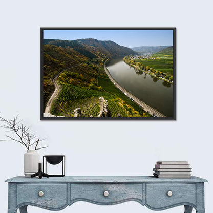 Mosel Valley at Bremm, Germany Wall Art