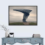 Singing Ringing Tree on Grassy Hill Wall Art