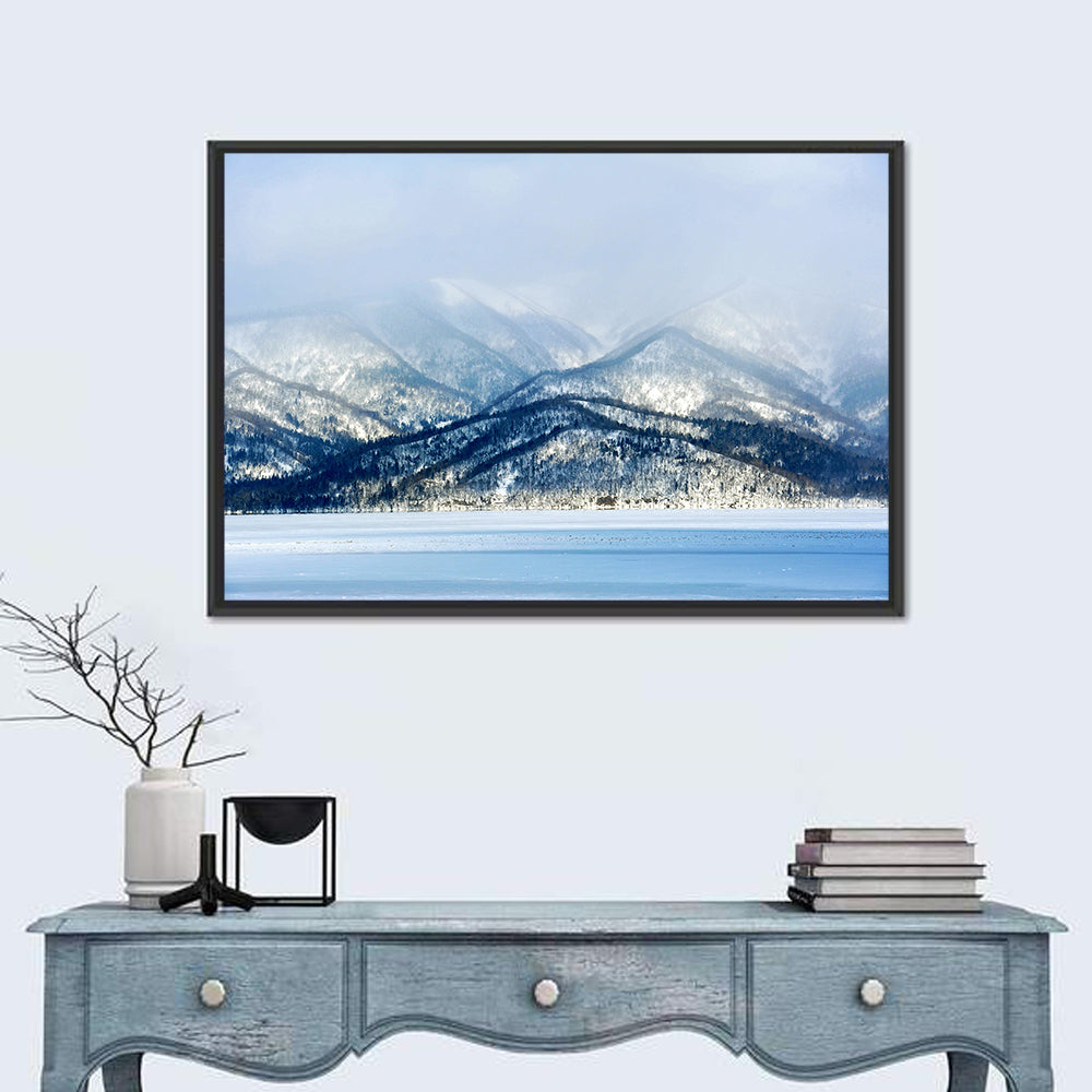 Frozen Lake Kussharo Wall Art