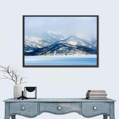 Frozen Lake Kussharo Wall Art