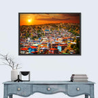 Valparaíso Hills Sunset Wall Art