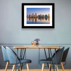 San Diego Skyline at Golden Dusk Wall Art