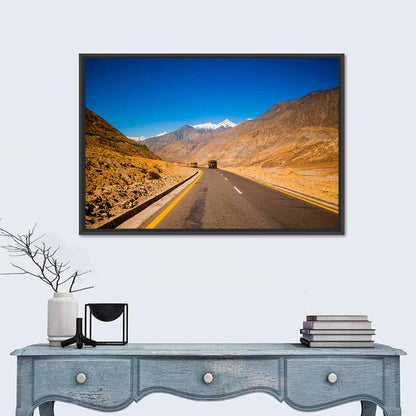 Sunlit Karakorum Highway Pakistan Wall Art