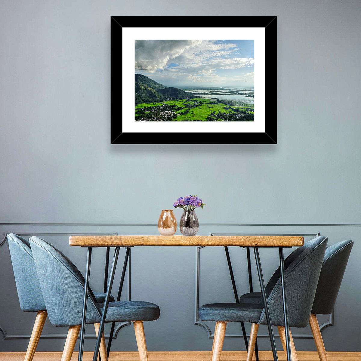 Wular Lake Wall Art in a room, landscape