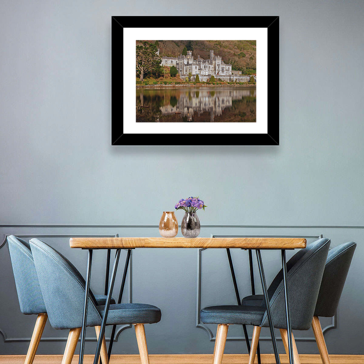 Kylemore Abbey Reflection Wall Art