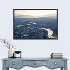 Gifu Aerial River View Wall Art