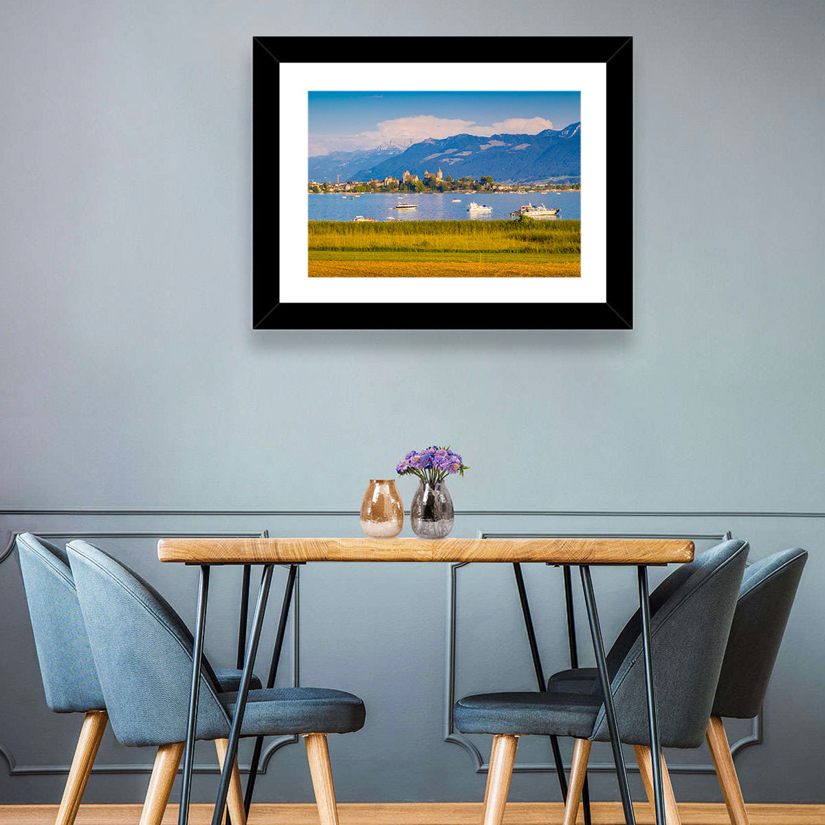 Rapperswil Castle Over Lake Zurich Wall Art