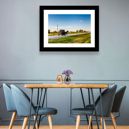 Amish Horse and Buggy, Oklahoma Wall Art