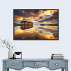 Sunken Church at Zhrebchevo Dam Wall Art