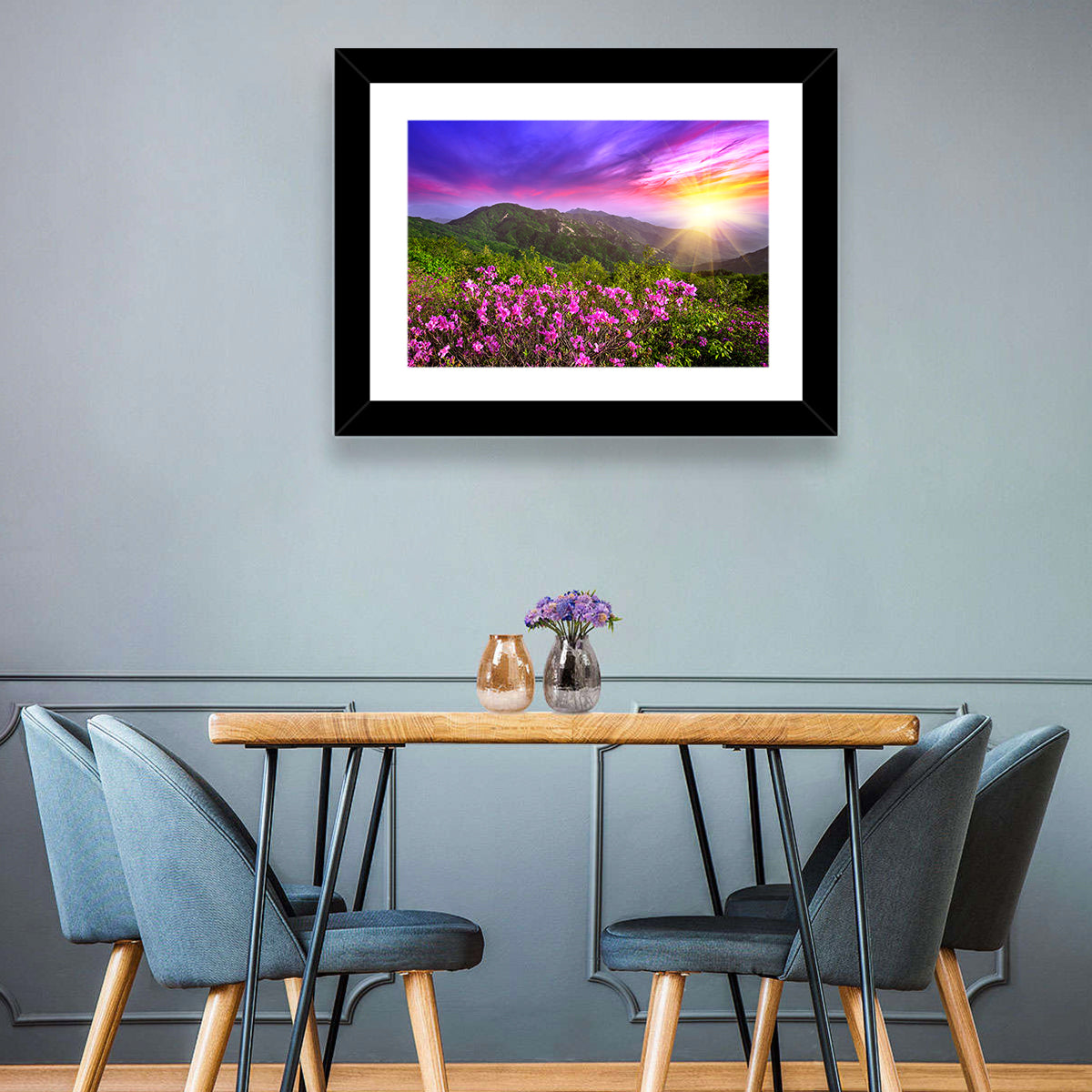 Hwangmaesan Mountain Sunset Wall Art
