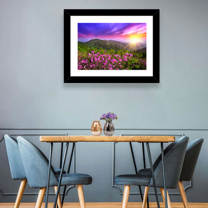 Hwangmaesan Mountain Sunset Wall Art