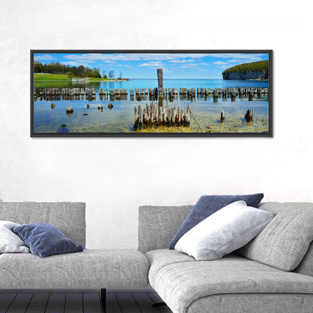 Big Bay De Noc Garden View Wall Art
