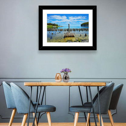 Big Bay De Noc Garden View Wall Art