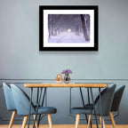 Kuressaare Park Snowy Path Wall Art