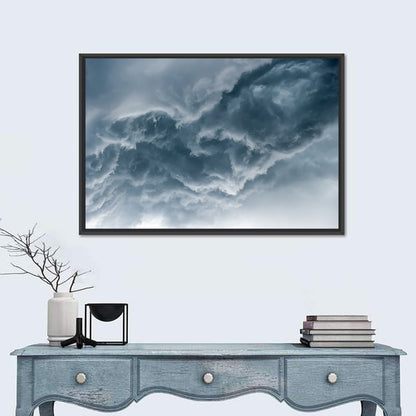 Turbulent Storm Cloud Abstract Wall Art