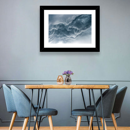 Turbulent Storm Cloud Abstract Wall Art