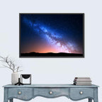 Milky Way Over Silhouetted Hills Wall Art