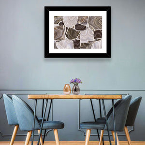 Packed Stones Abstract Wall Art