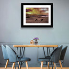 Two Kangaroos at Sunset Coast Wall Art