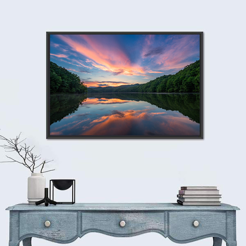 Appalachian Lake Sunset Wall Art