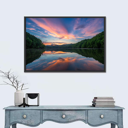 Appalachian Lake Sunset Wall Art