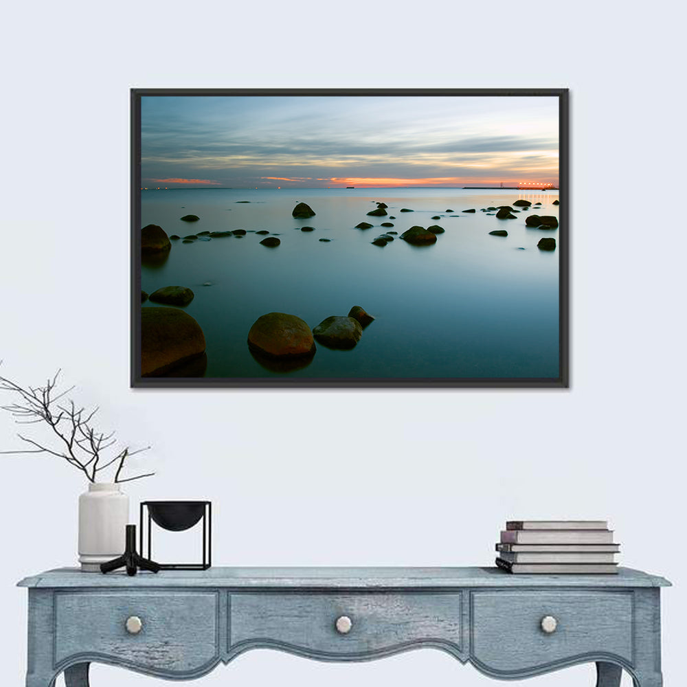 Baltic Sea at Twilight Wall Art